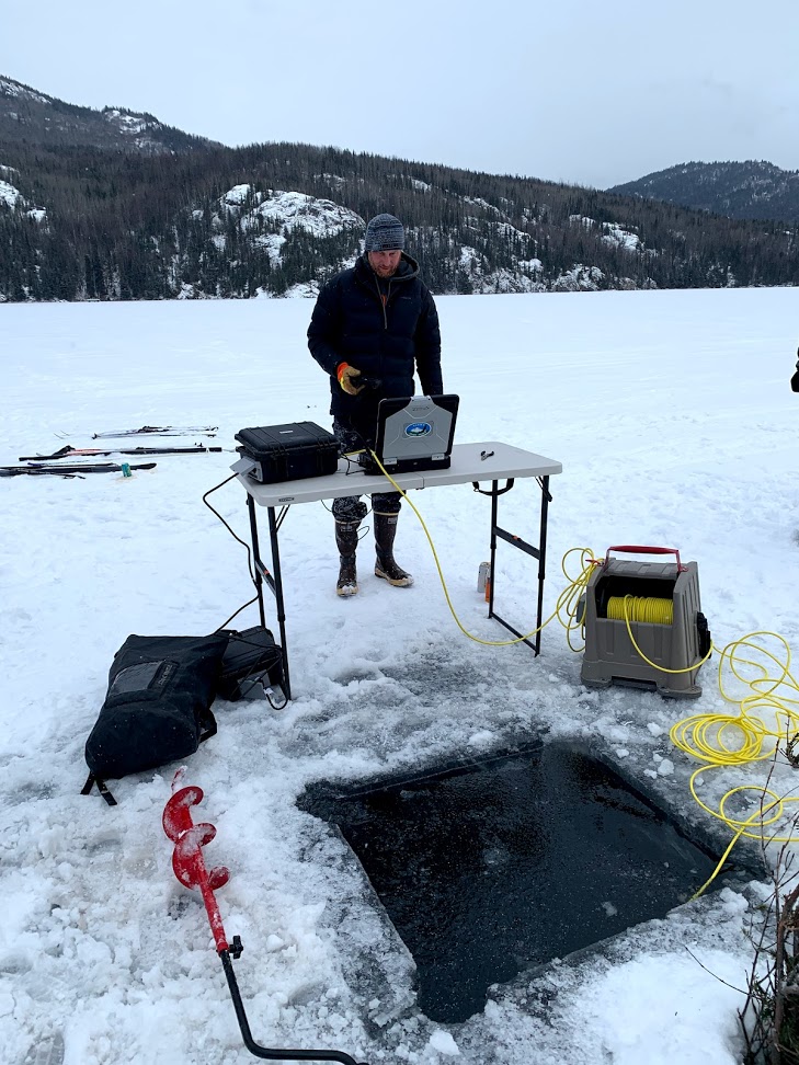 Vision Subsea using an ROV to recover items under ice
